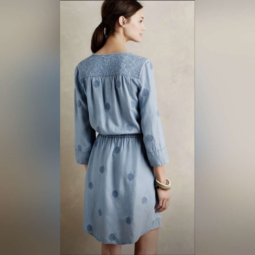 HOLDING HORSES Light Blue Mini Dress - Picture 5 of 15